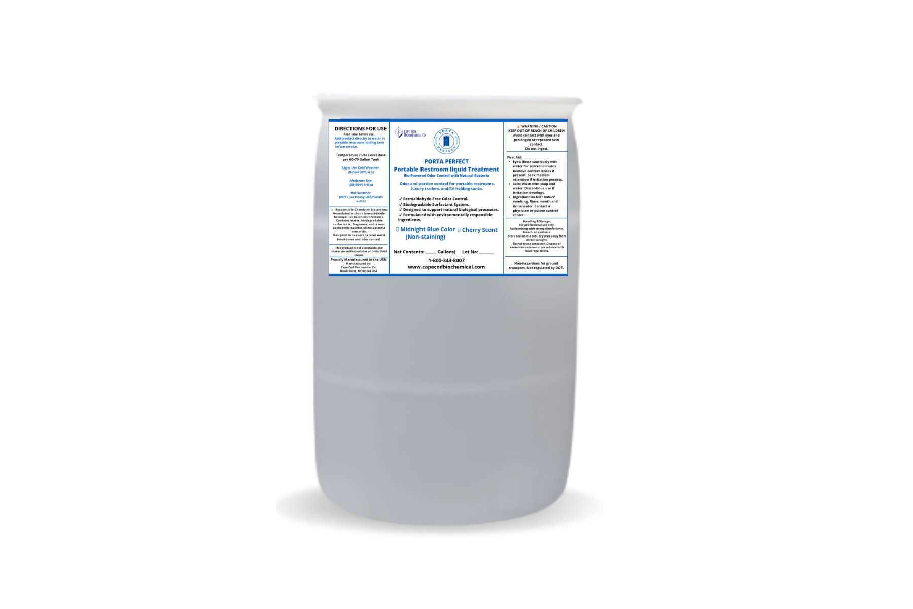 PORTA PERFECT- BIO Holding Tank Liquid Treatment (55 Gallon Drum)